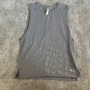 Under Armor tank top.